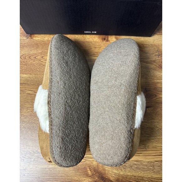 Sorel Nakiska Slide II Camel Brown Slippers Women’s Size 11 - Picture 8 of 10